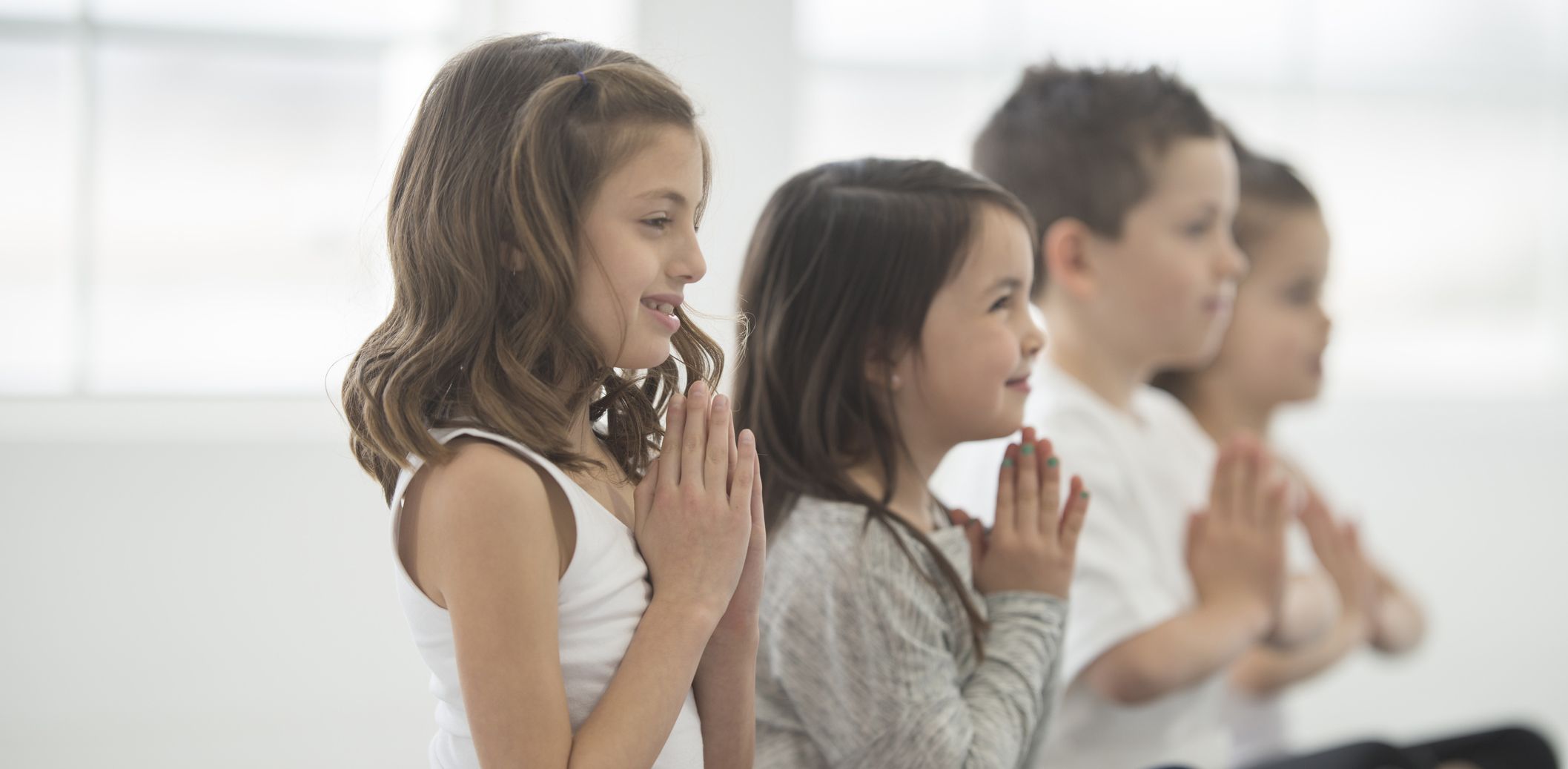 Children Taking a Yoga Class